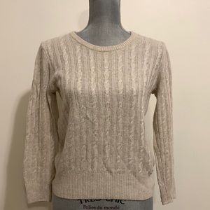 TNA cable knit sweater